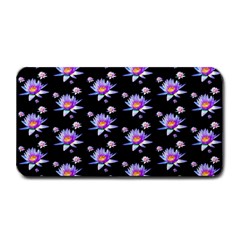 Flowers Pattern Background Lilac Medium Bar Mats by Pakrebo