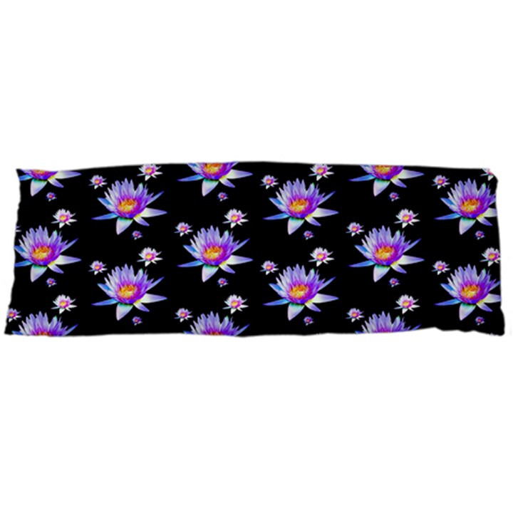 Flowers Pattern Background Lilac Body Pillow Case (Dakimakura)