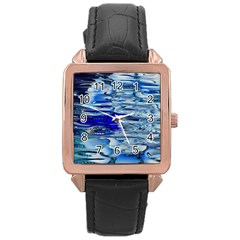 Graphics Wallpaper Desktop Assembly Rose Gold Leather Watch  by Pakrebo