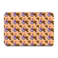 Flowers Girl Barrow Wheel Barrow Plate Mats by Pakrebo