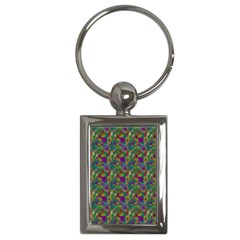 Pattern Abstract Paisley Swirls Key Chains (rectangle) 