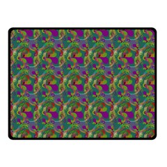 Pattern Abstract Paisley Swirls Double Sided Fleece Blanket (small)  by Pakrebo