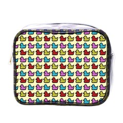 Ducklings Background Ducks Cute Mini Toiletries Bag (one Side)