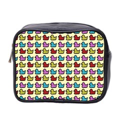 Ducklings Background Ducks Cute Mini Toiletries Bag (two Sides) by Pakrebo