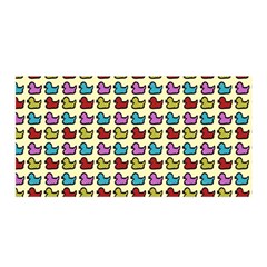 Ducklings Background Ducks Cute Satin Wrap by Pakrebo