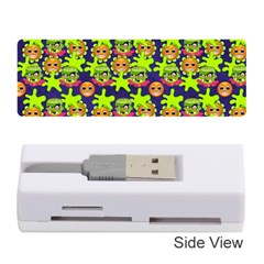 Smiley Background Smiley Grunge Memory Card Reader (stick) by Pakrebo