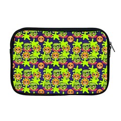 Smiley Background Smiley Grunge Apple Macbook Pro 17  Zipper Case by Pakrebo