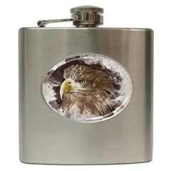 Sea Eagle Raptor Nature Predator Hip Flask (6 Oz) by Pakrebo