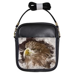 Sea Eagle Raptor Nature Predator Girls Sling Bag by Pakrebo