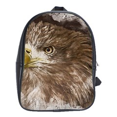 Sea Eagle Raptor Nature Predator School Bag (xl) by Pakrebo