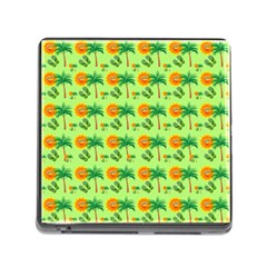 Holiday Tropical Smiley Face Palm Memory Card Reader (square 5 Slot) by Pakrebo