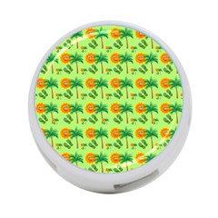 Holiday Tropical Smiley Face Palm 4-port Usb Hub (two Sides) by Pakrebo