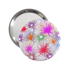 Star Dab Farbkleckse Leaf Flower 2.25  Handbag Mirrors