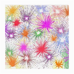 Star Dab Farbkleckse Leaf Flower Medium Glasses Cloth (2-Side)