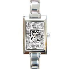 Pierce The Veil Music Band Group Fabric Art Cloth Poster Rectangle Italian Charm Watch by Sudhe