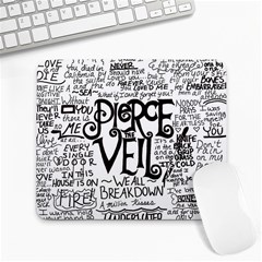 Pierce The Veil Music Band Group Fabric Art Cloth Poster Large Mousepads by Sudhe