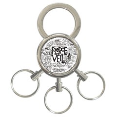 Pierce The Veil Music Band Group Fabric Art Cloth Poster 3-ring Key Chains by Sudhe