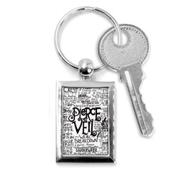 Pierce The Veil Music Band Group Fabric Art Cloth Poster Key Chains (rectangle)  by Sudhe