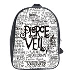 Pierce The Veil Music Band Group Fabric Art Cloth Poster School Bag (Large) Front