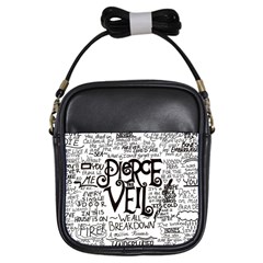 Pierce The Veil Music Band Group Fabric Art Cloth Poster Girls Sling Bag by Sudhe