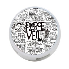 Pierce The Veil Music Band Group Fabric Art Cloth Poster 4-port Usb Hub (one Side) by Sudhe