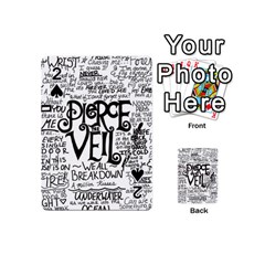 Pierce The Veil Music Band Group Fabric Art Cloth Poster Playing Cards 54 (mini) by Sudhe