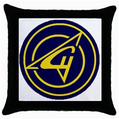 Sukhoi Throw Pillow Case (black) by Sudhe