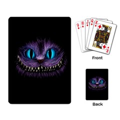 Cheshire Cat Animation Playing Cards Single Design by Sudhe