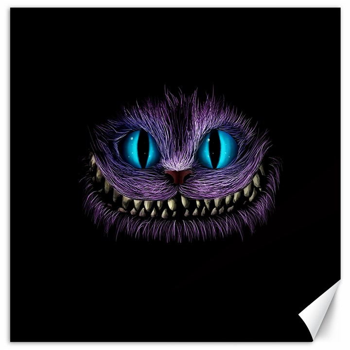 Cheshire Cat Animation Canvas 20  x 20 