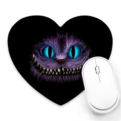 Cheshire Cat Animation Heart Mousepads by Sudhe