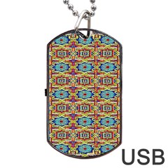 134 1 Dog Tag Usb Flash (two Sides) by ArtworkByPatrick