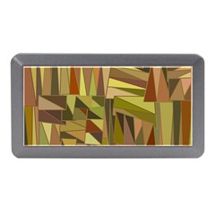 Earth Tones Geometric Shapes Unique Memory Card Reader (mini) by Mariart