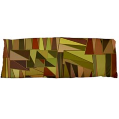 Earth Tones Geometric Shapes Unique Body Pillow Case Dakimakura (two Sides) by Mariart