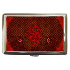 Awesome Chinese Dragon, Red Colors Cigarette Money Case by FantasyWorld7