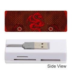 Awesome Chinese Dragon, Red Colors Memory Card Reader (stick) by FantasyWorld7