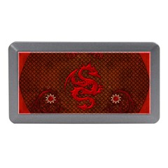 Awesome Chinese Dragon, Red Colors Memory Card Reader (mini) by FantasyWorld7