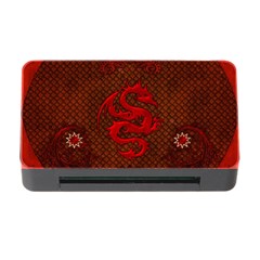 Awesome Chinese Dragon, Red Colors Memory Card Reader With Cf by FantasyWorld7