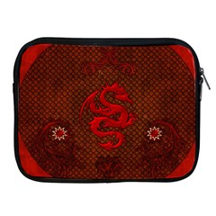 Awesome Chinese Dragon, Red Colors Apple Ipad 2/3/4 Zipper Cases by FantasyWorld7