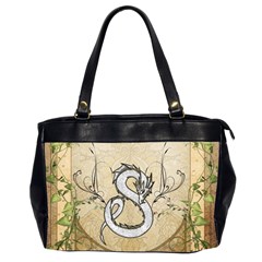 Wonderful Asian Dragon Oversize Office Handbag (2 Sides) by FantasyWorld7