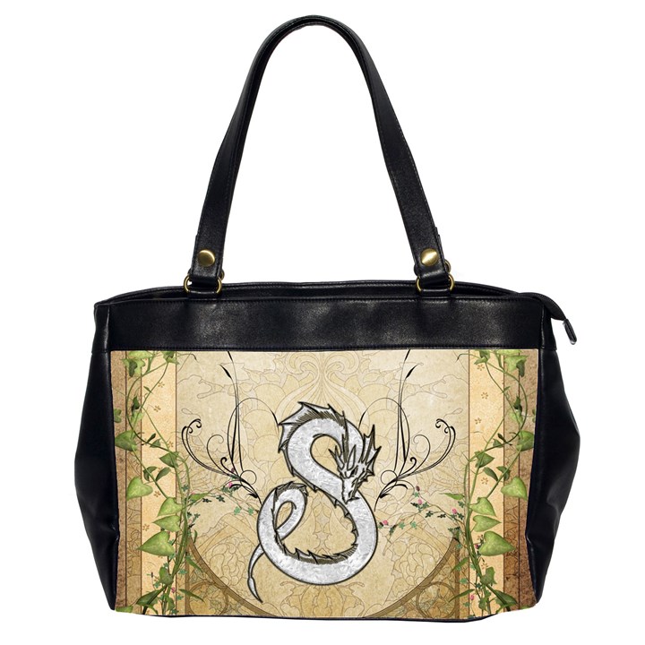 Wonderful Asian Dragon Oversize Office Handbag (2 Sides)