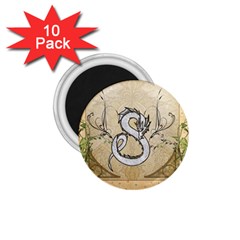 Wonderful Asian Dragon 1 75  Magnets (10 Pack)  by FantasyWorld7