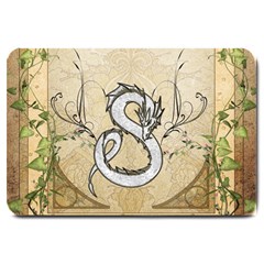 Wonderful Asian Dragon Large Doormat  by FantasyWorld7