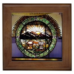 Ohio Seal Framed Tiles by Riverwoman