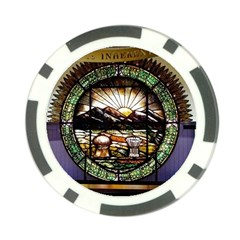 Ohio Seal Poker Chip Card Guard by Riverwoman