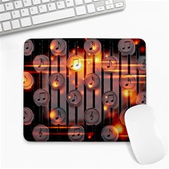 Music Notes Sound Musical Audio Large Mousepads by Mariart