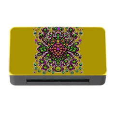 Ornate Dots And Decorative Colors Memory Card Reader With Cf by pepitasart