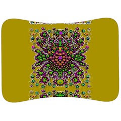 Ornate Dots And Decorative Colors Velour Seat Head Rest Cushion