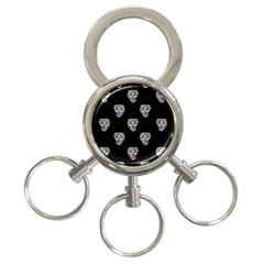 Creepy Zombies Motif Pattern Illustration 3-ring Key Chains by dflcprintsclothing