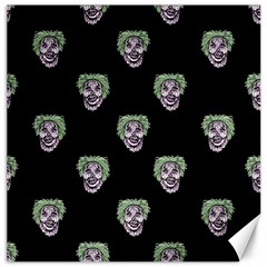 Creepy Zombies Motif Pattern Illustration Canvas 12  X 12  by dflcprintsclothing