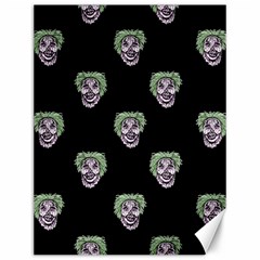 Creepy Zombies Motif Pattern Illustration Canvas 12  X 16  by dflcprintsclothing